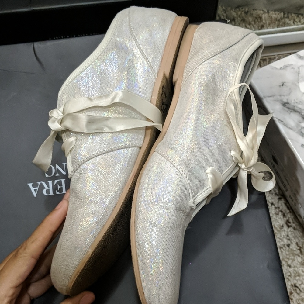 Qupid silver shoes.